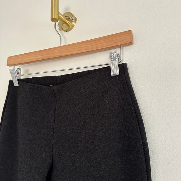 Eileen Fisher Mélange Viscose Stretch Ponte Slim Pant Charcoal - Picture 6 of 11